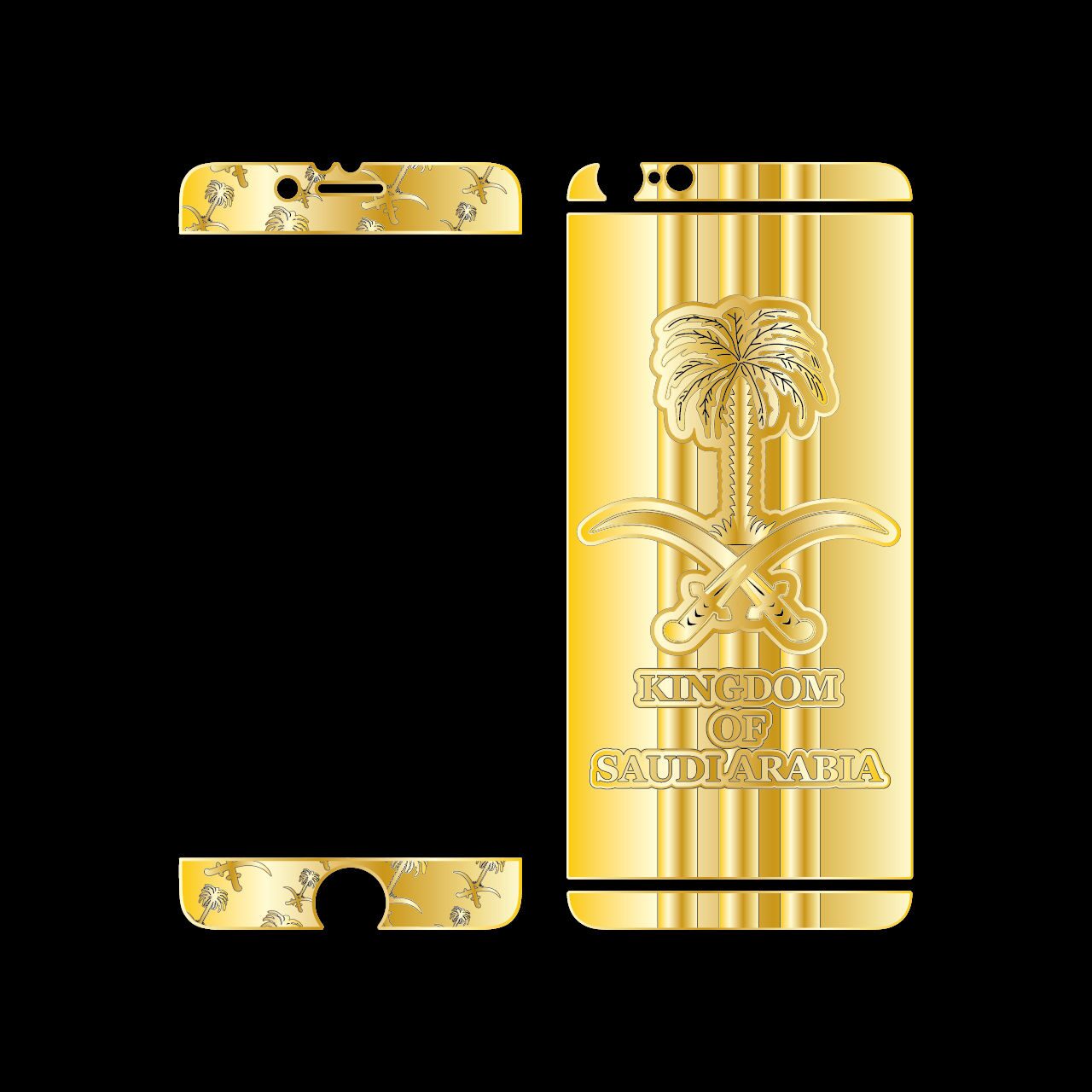 gold-sticker-for-mobile-emblem-of-saudi-arabia